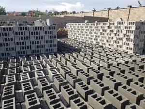 Cheaper Blocks Made on Site and Pavers Using a Machine