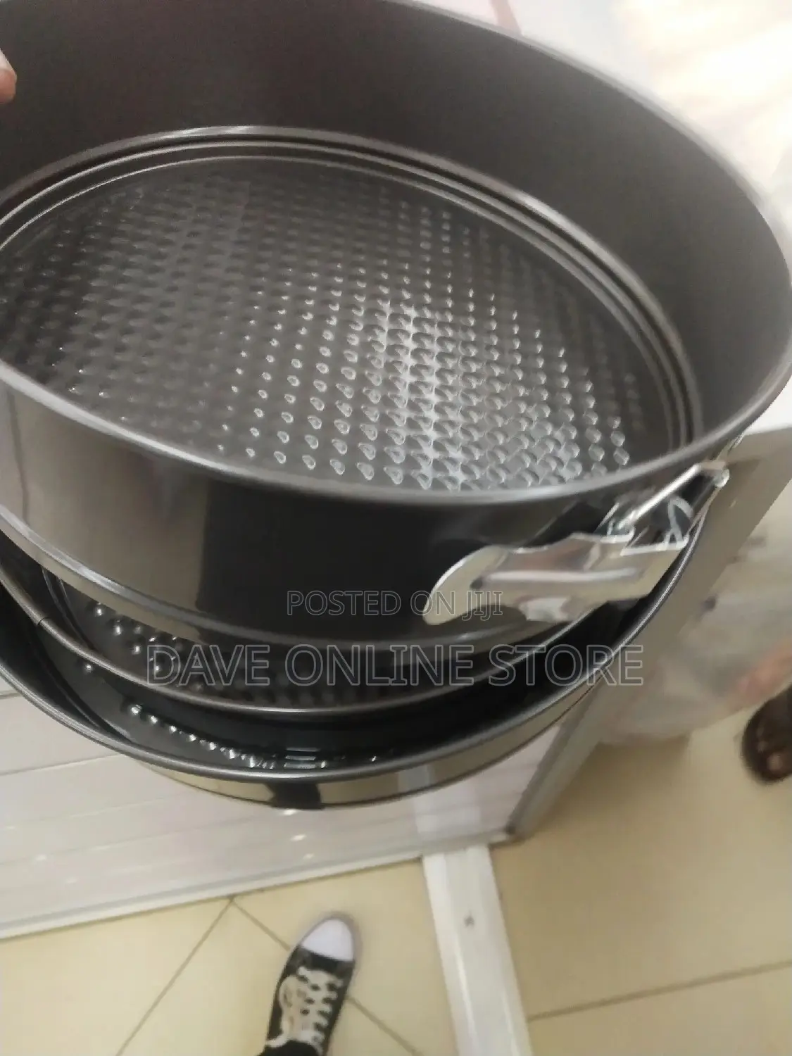 3 Pieces Cake Baking Pans
