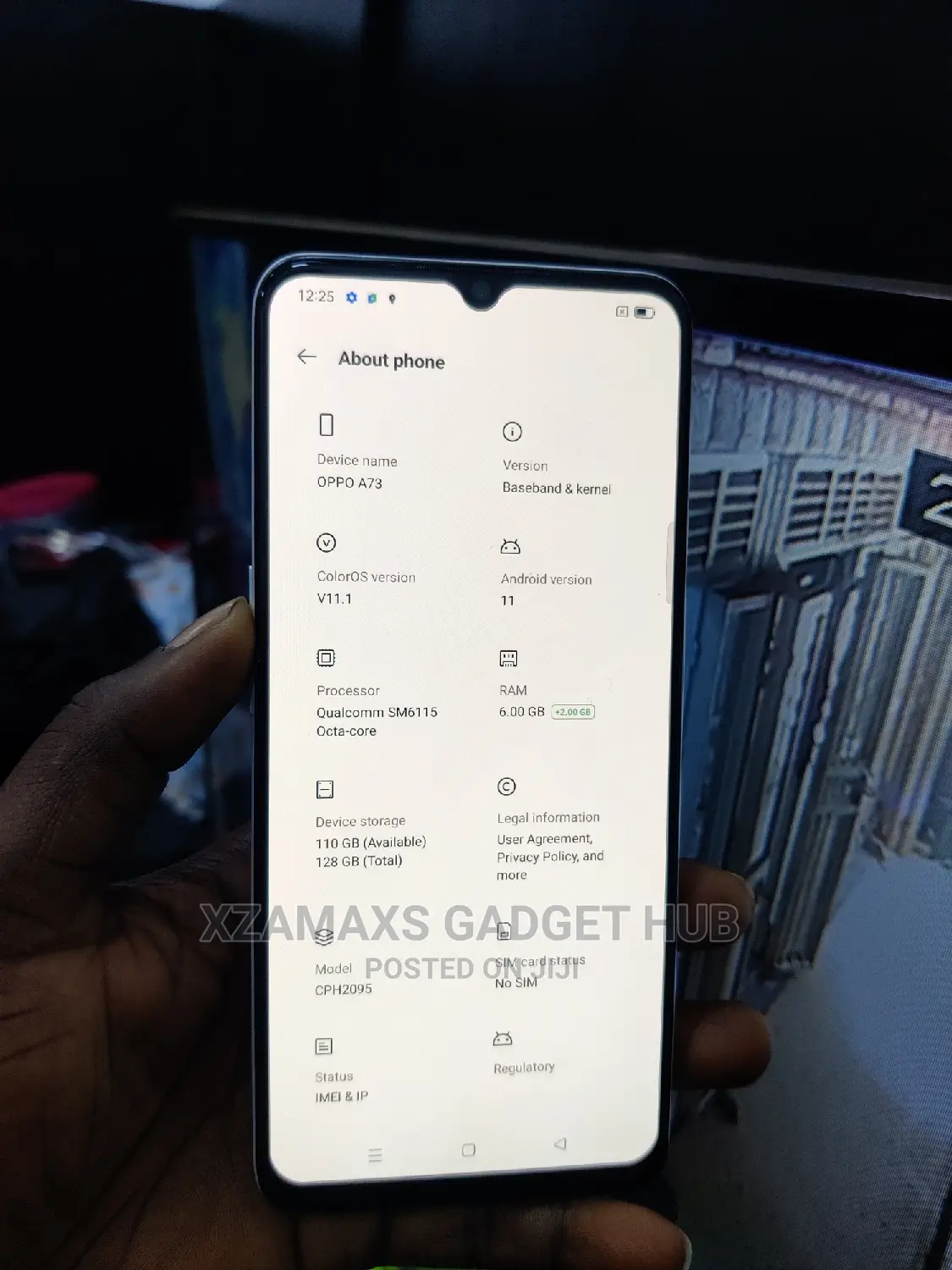 Oppo A73 128 GB White