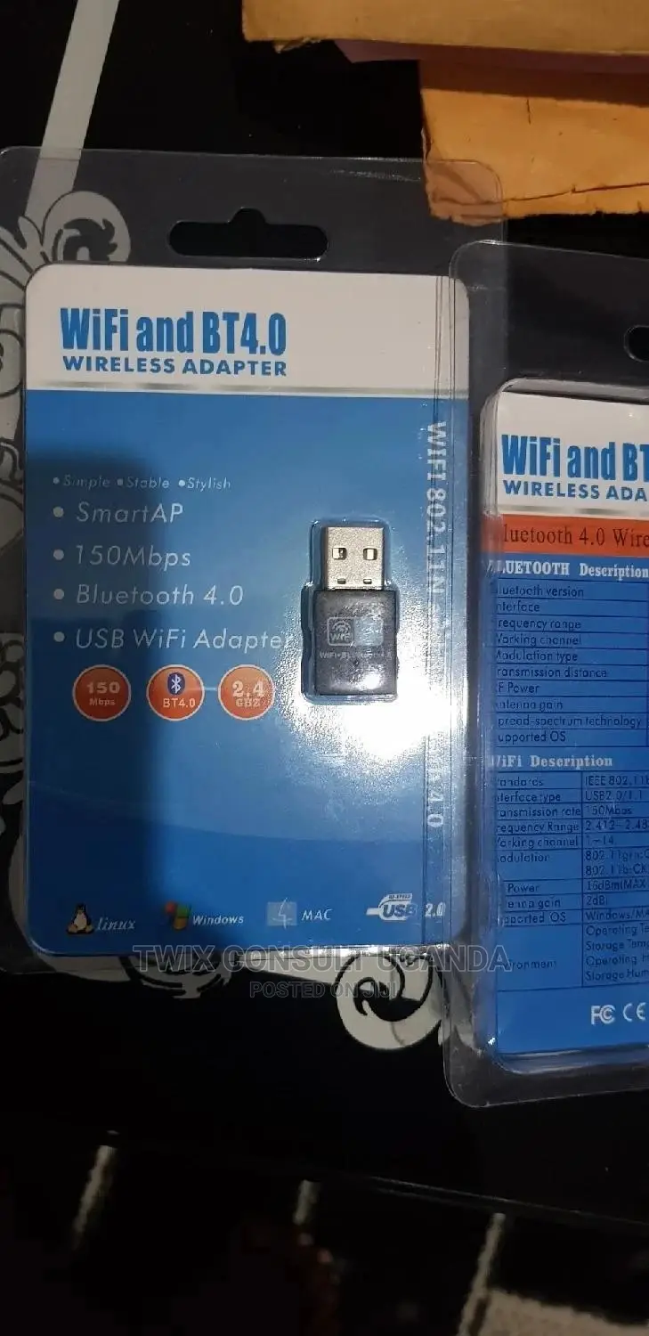 Wifi and Bluetooth Usb Adaptor