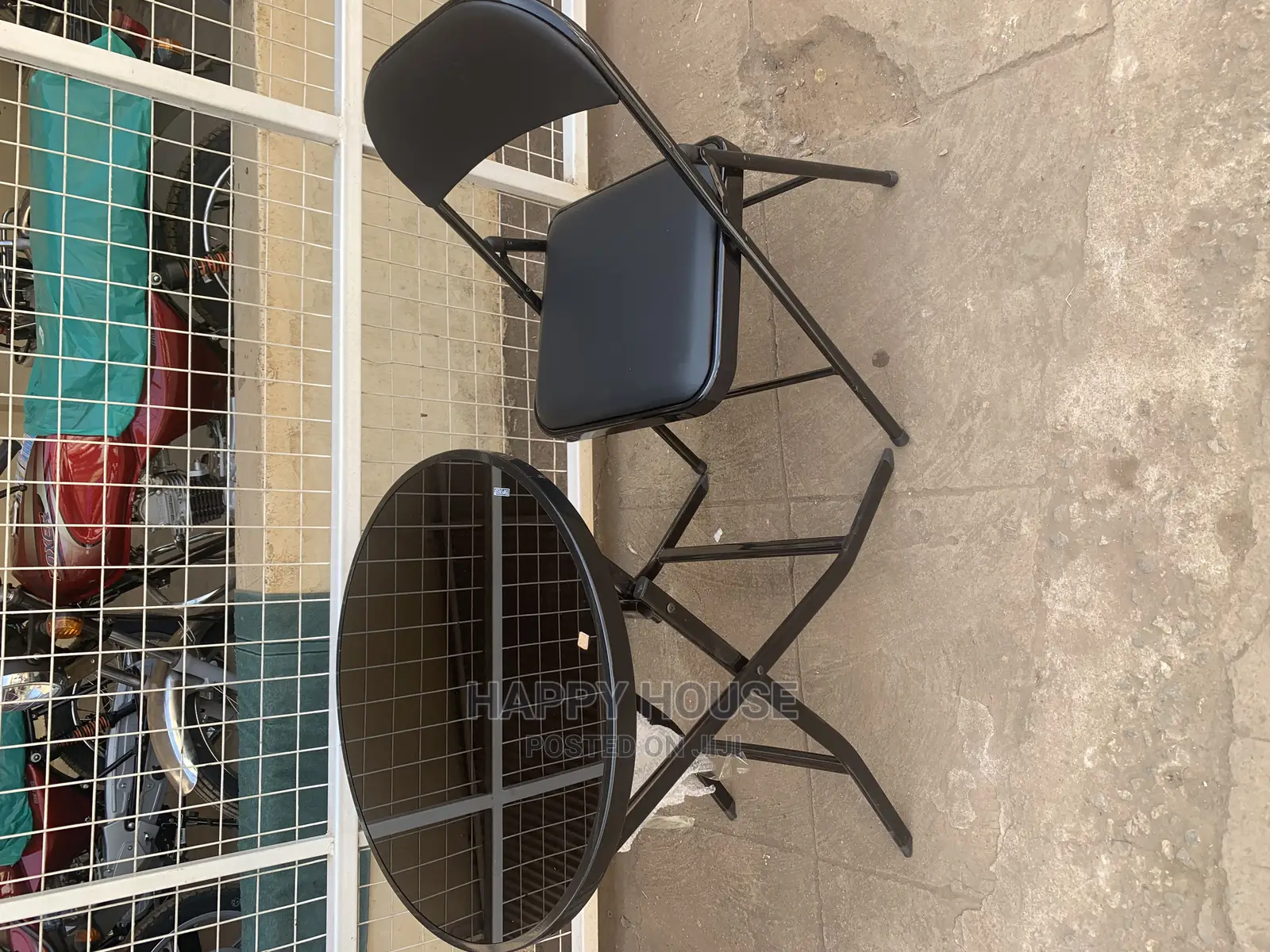 Set of Foldable Table and Chair