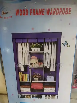 Wood Frame Wardrobe