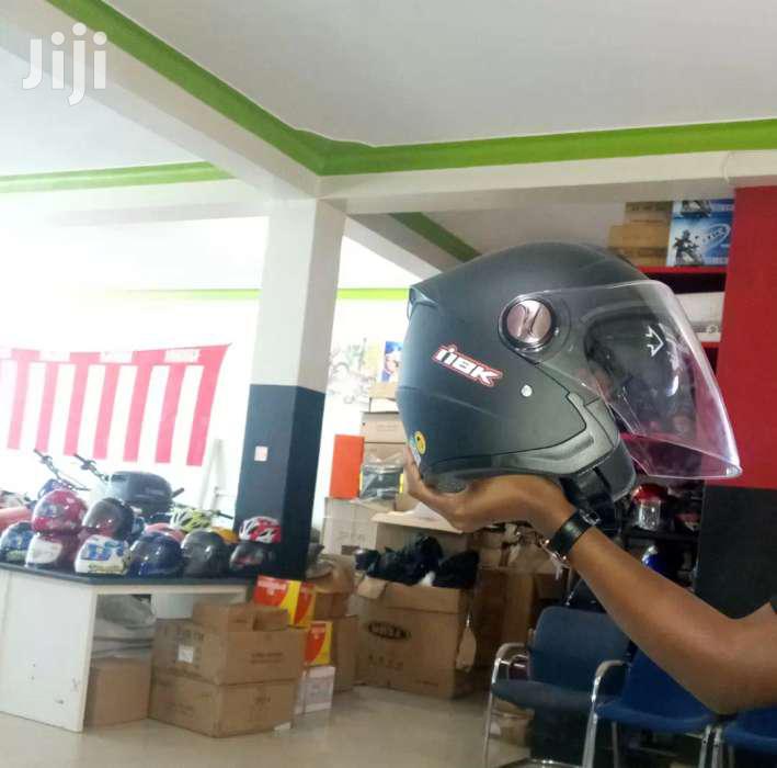 IBK Half Face Helmet With a Sunvisor