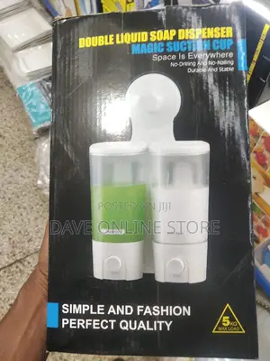 Double Wall Mounted Liquid Soap Dispenser