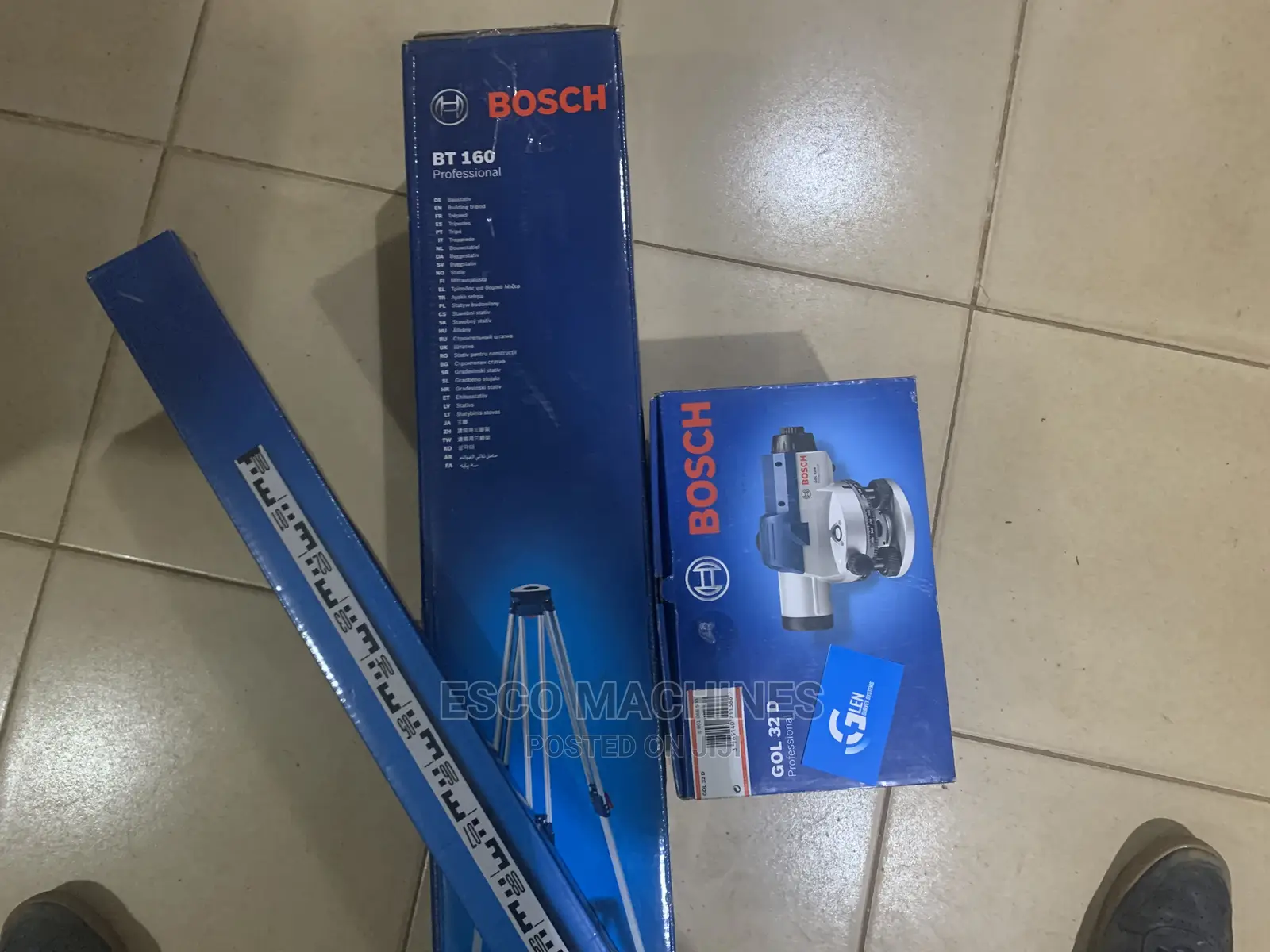 Dumpy Levels BOSCH GOL 32 D Full Set