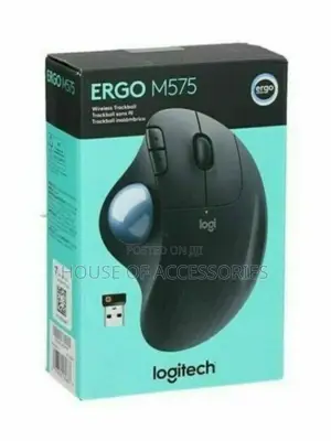 Original Logitech Ergo M575 Wireless Trackball Mouse