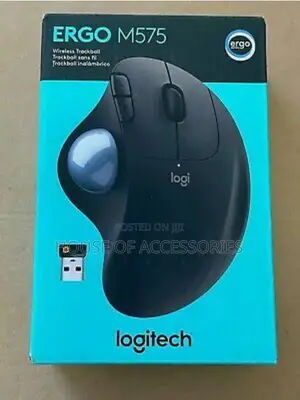 Original Logitech Ergo M575 Wireless Trackball Mouse