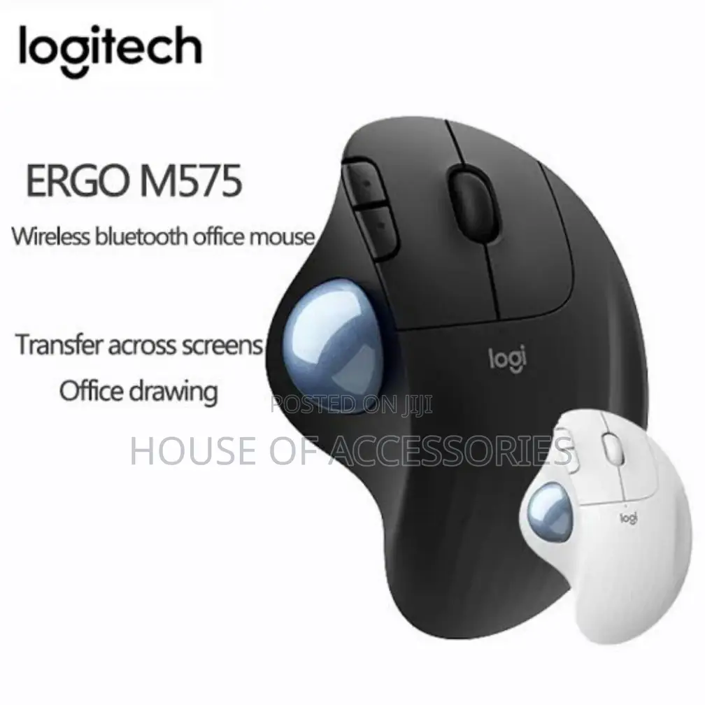 Original Logitech Ergo M575 Wireless Trackball Mouse