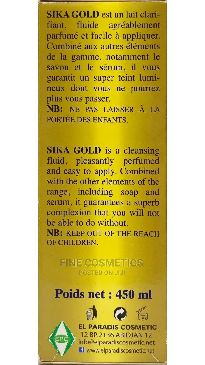 ORIGINAL Sika Gold Unifying Complexion Body Lotion 450ML