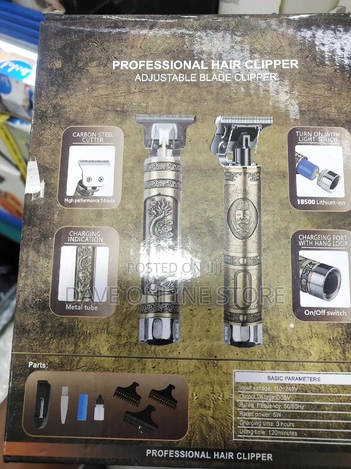 Professional Golden Hair Clipper