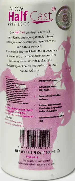 GLOW HALF CAST Privilege Extreme Rejuvenating Body Lotion