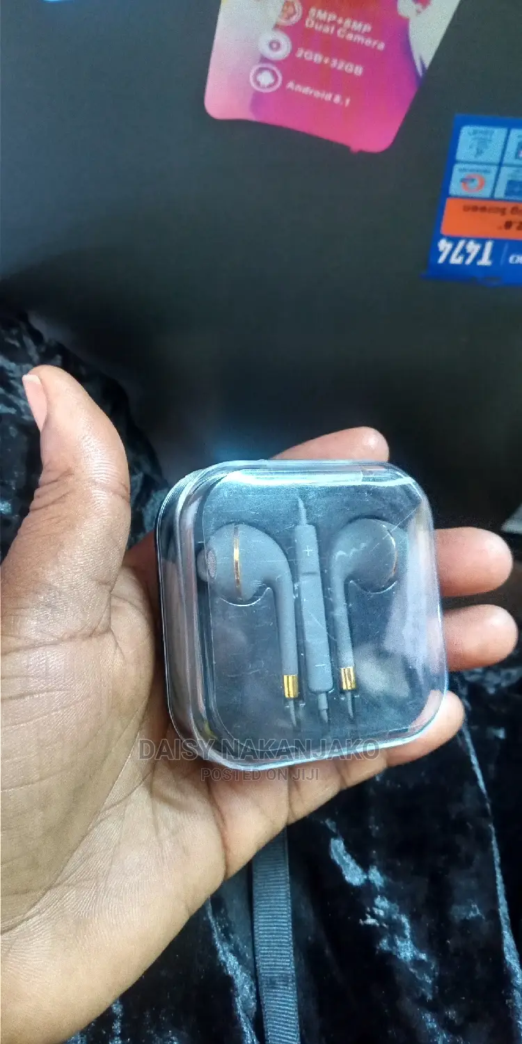 Apple Earphones Black