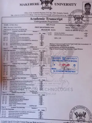 Degree Transcripts, Diploma, Certificates Available,