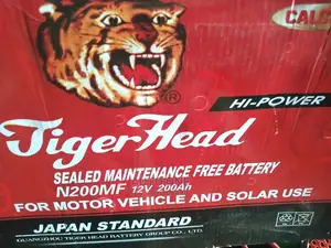 N200 Tigerhead Batteries Japan Standard Based.