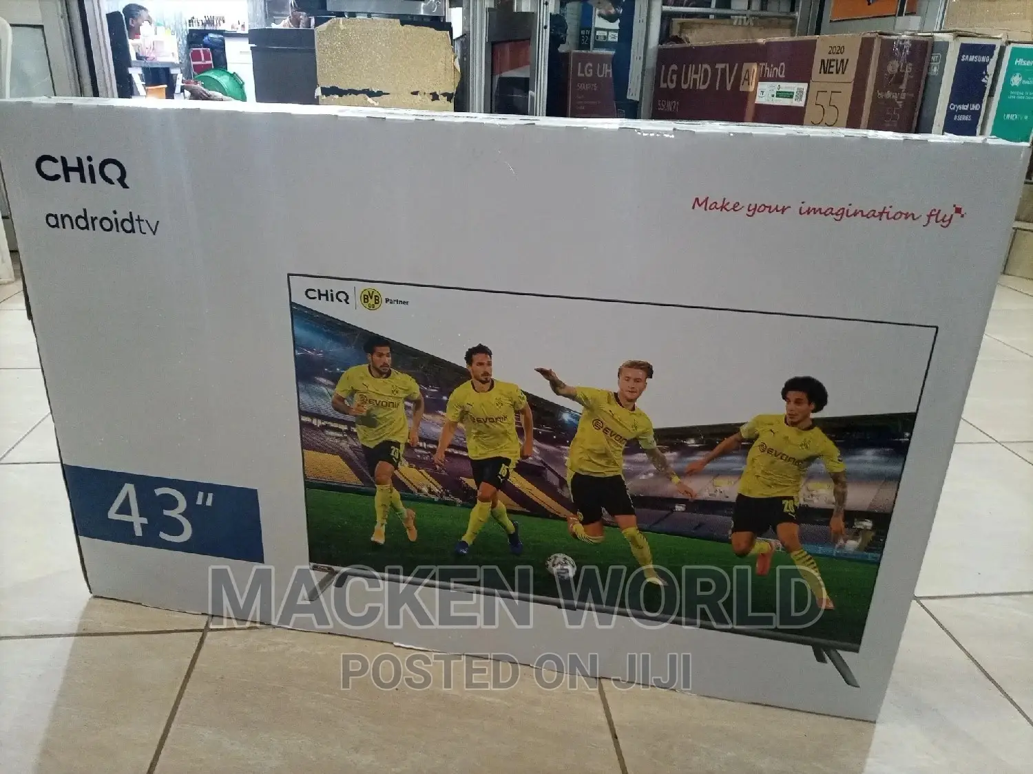 43 Chiq Smart Android Frameless Tv
