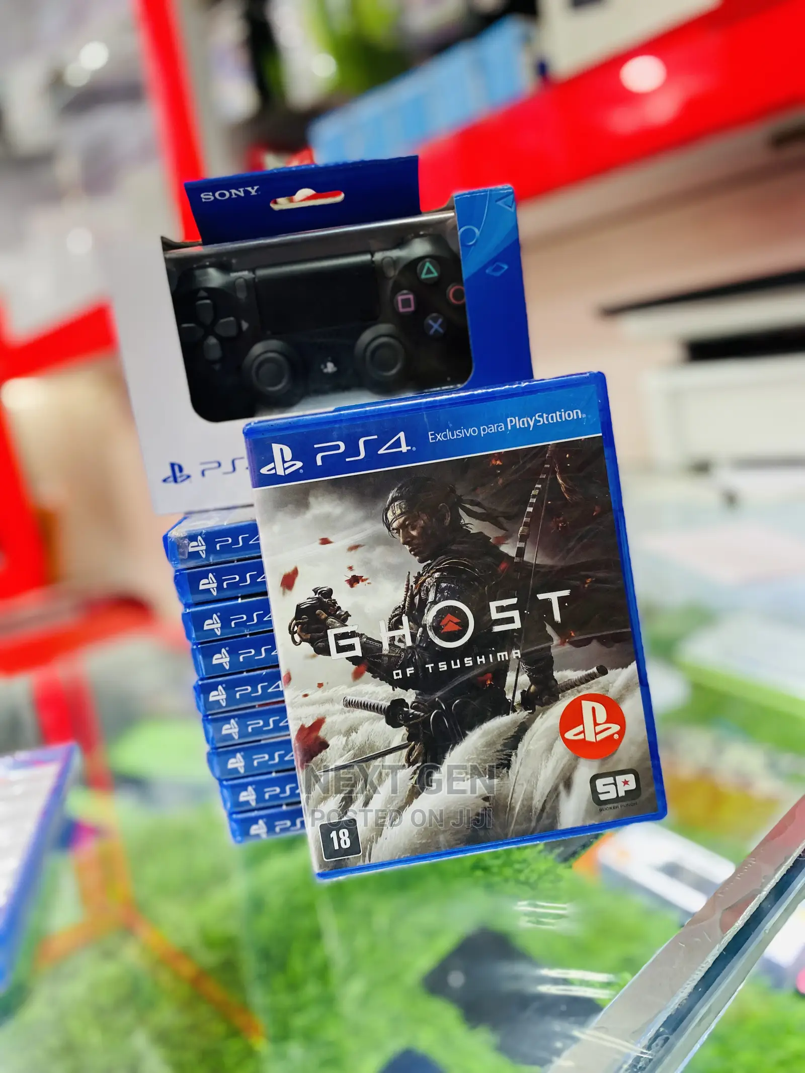 Ghost of Tsushima With Ps4 Controller Bundle
