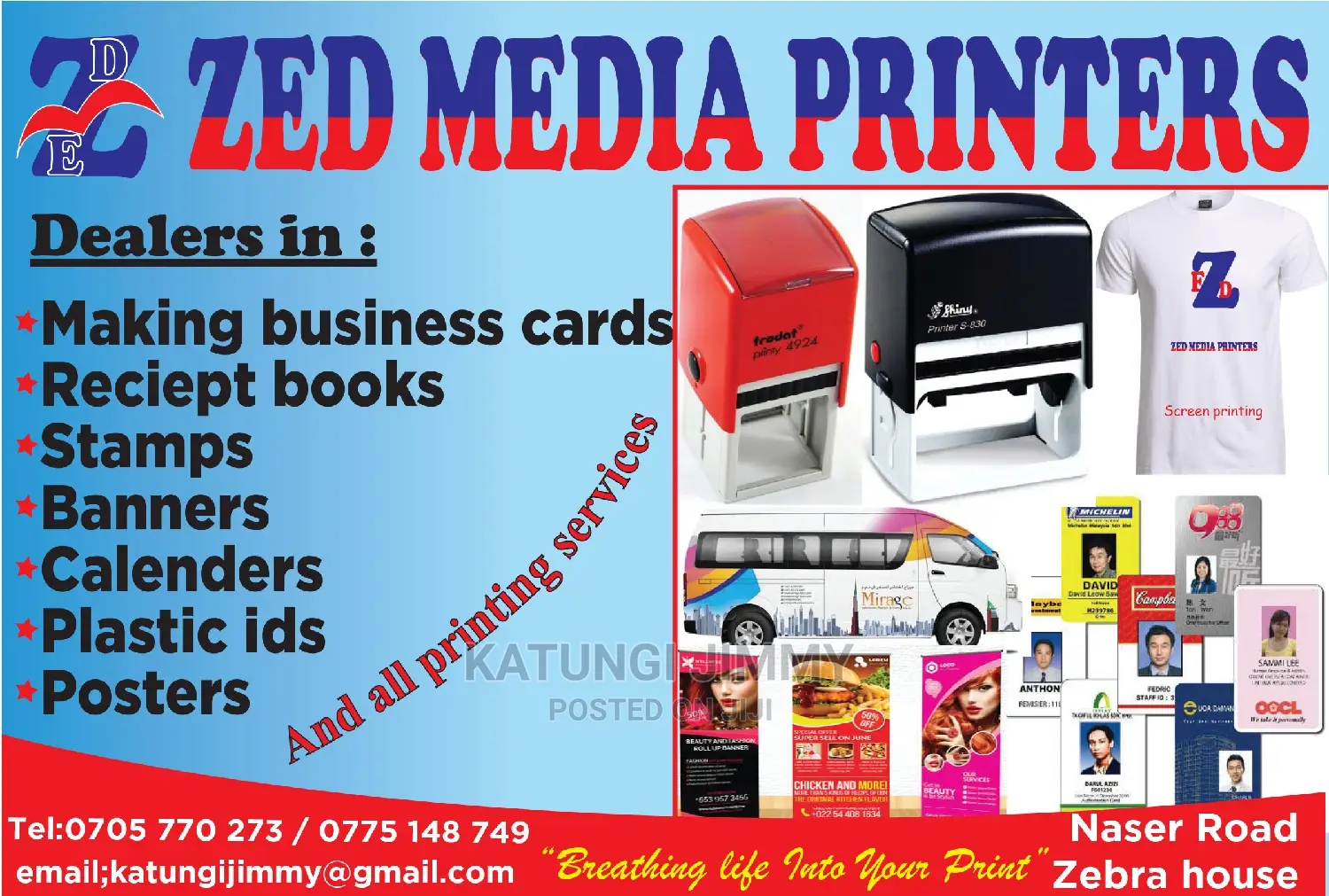 Zed Media Graphics And Printers