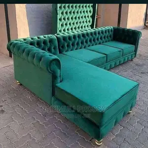 Chesterfield L Sofa 6 Seater