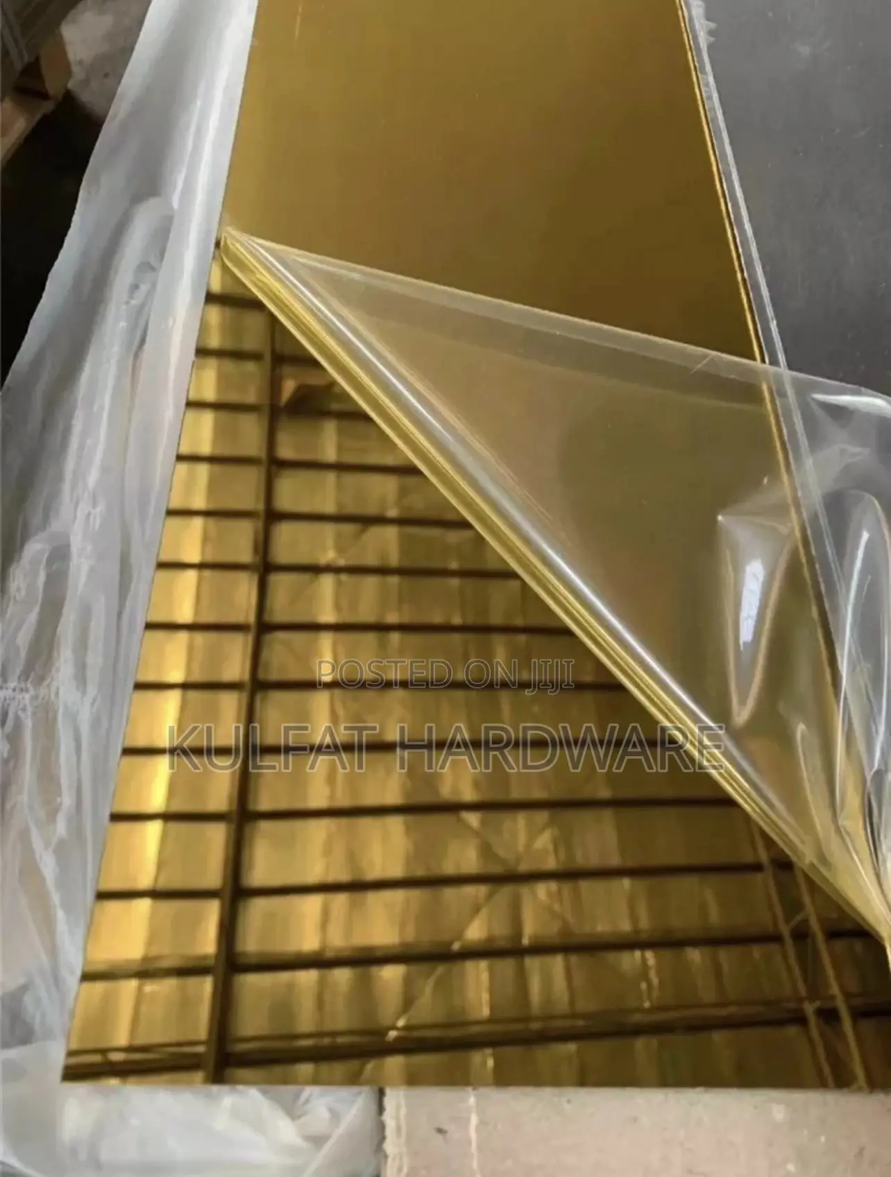 Acrylic Mirror Gold Sheets