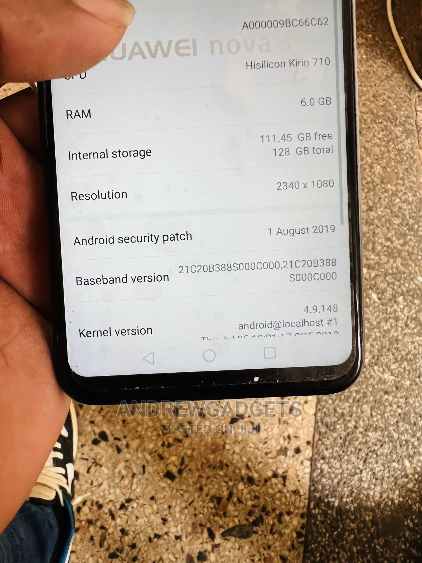 Huawei Nova 3i 128 GB Black