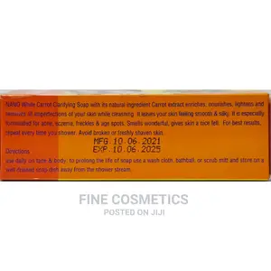 Original Nano Extra Natural Carrot and Papaya Whitening Soap