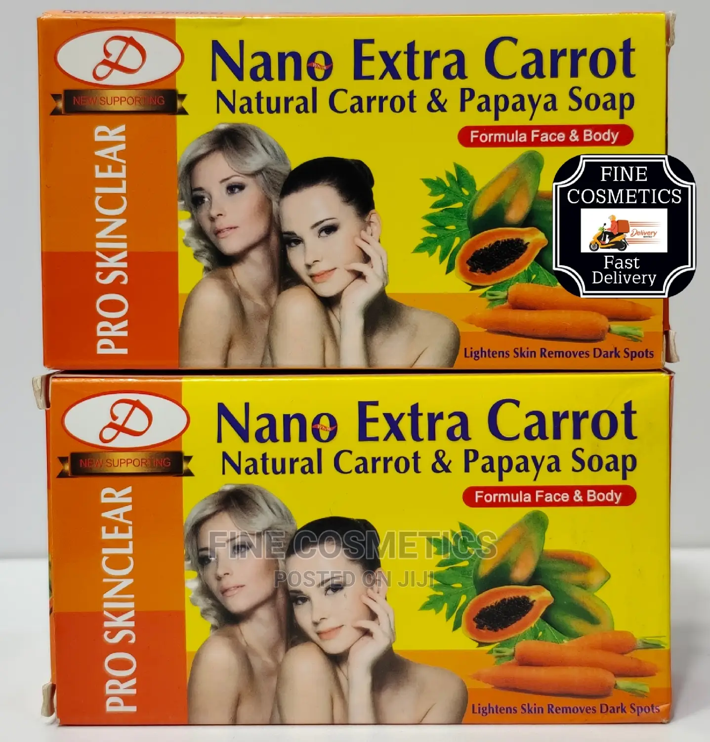 Original Nano Extra Natural Carrot and Papaya Whitening Soap
