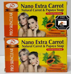Original Nano Extra Natural Carrot and Papaya Whitening Soap