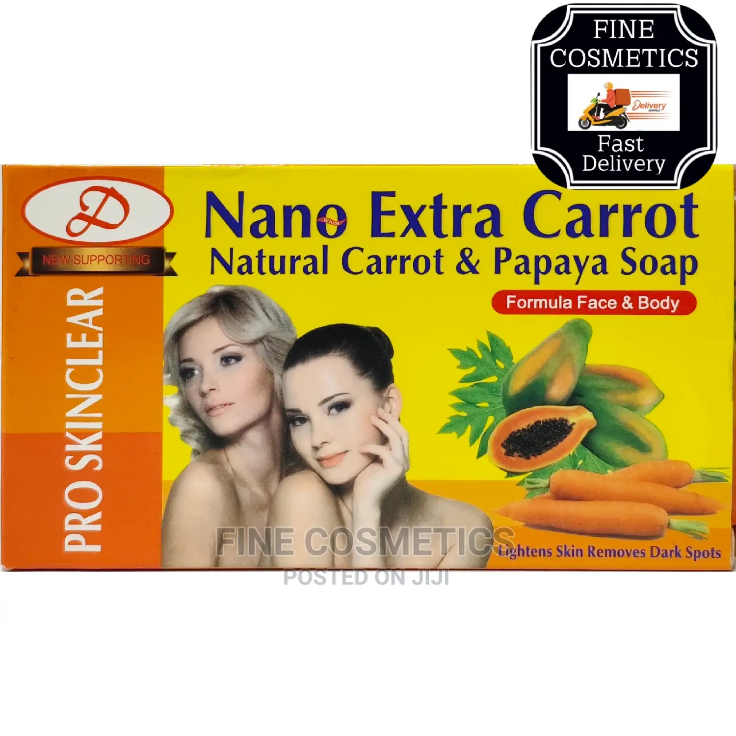 Original Nano Extra Natural Carrot and Papaya Whitening Soap