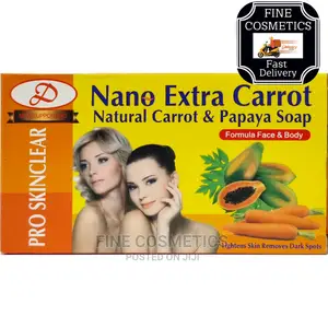 Original Nano Extra Natural Carrot and Papaya Whitening Soap