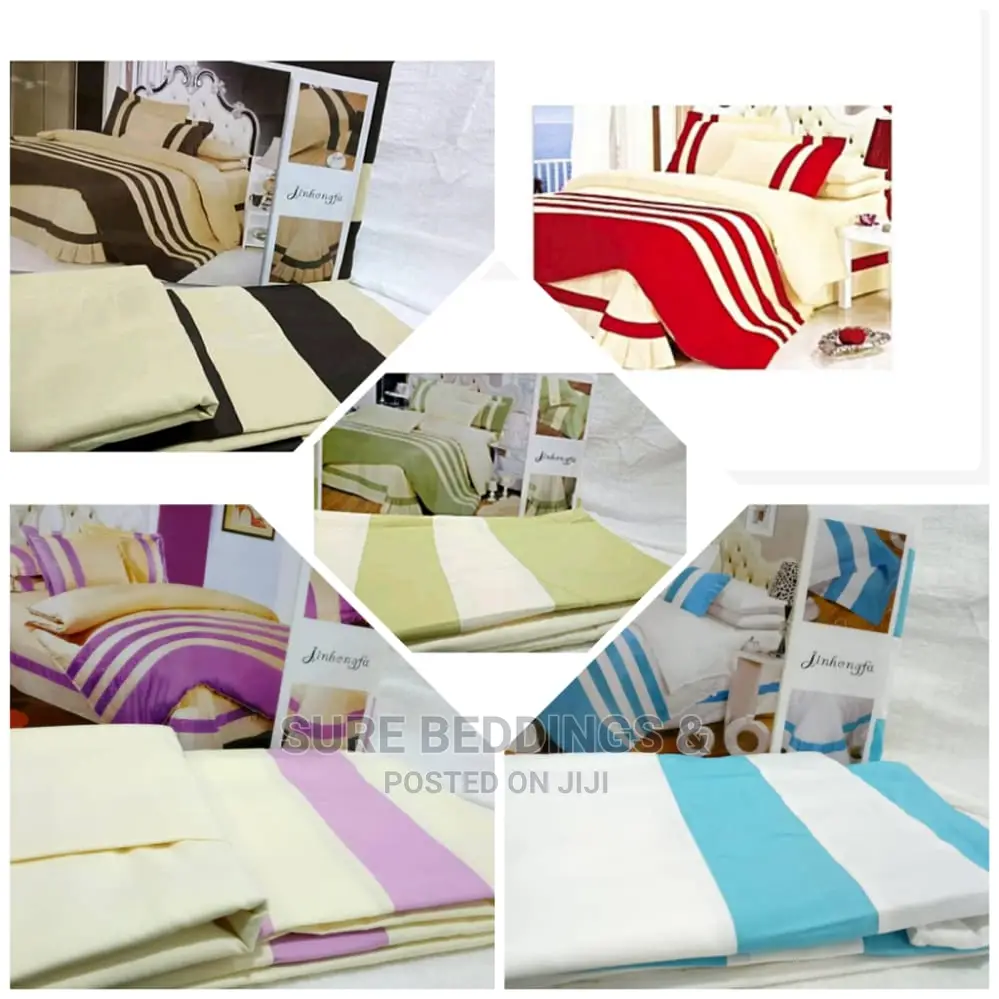 Stripped Duvet Cover Bedsheets