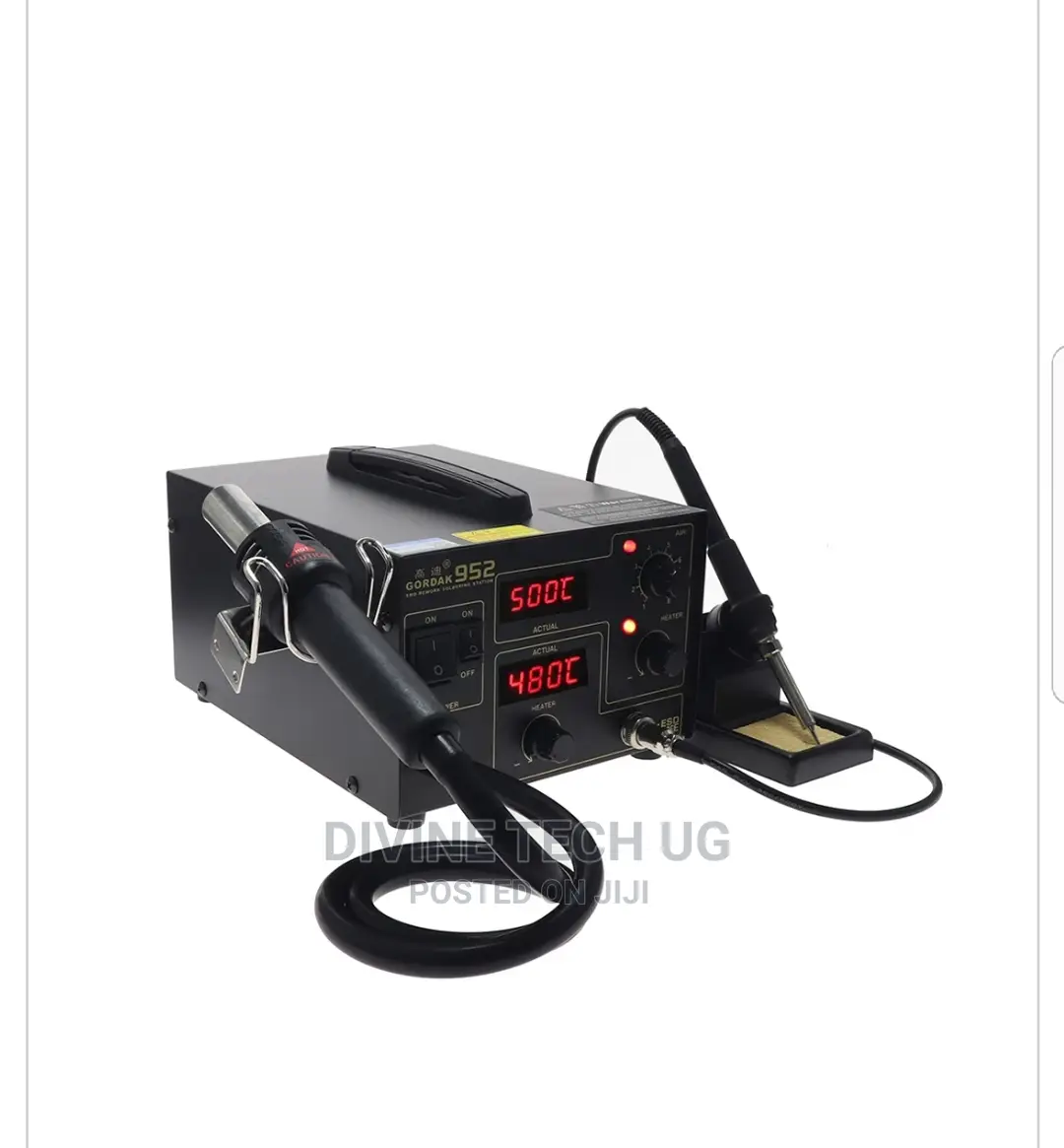 Gordak 952 Soldering Iron 2 In1 SMD Rework Station Double Di