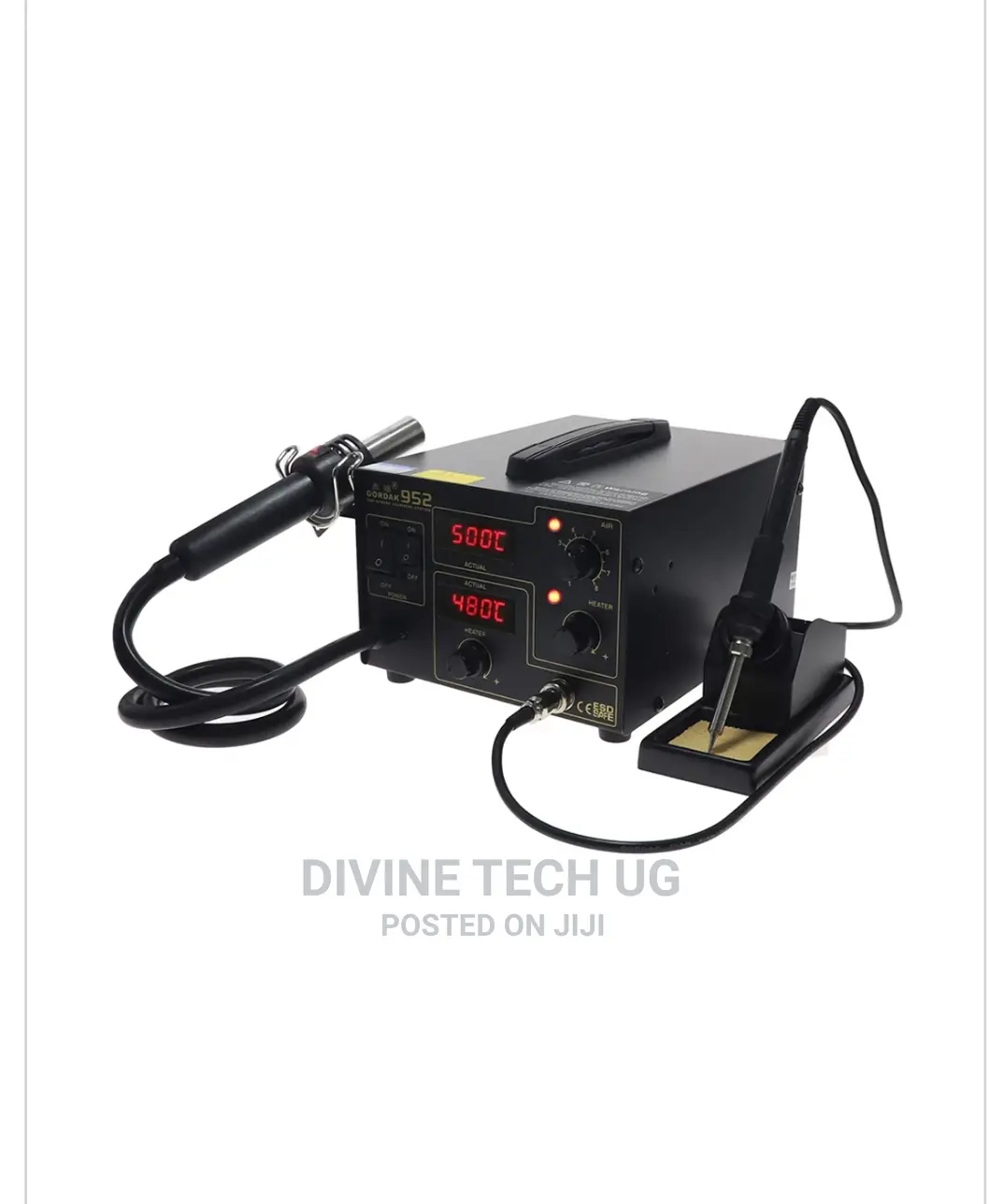 Gordak 952 Soldering Iron 2 In1 SMD Rework Station Double Di