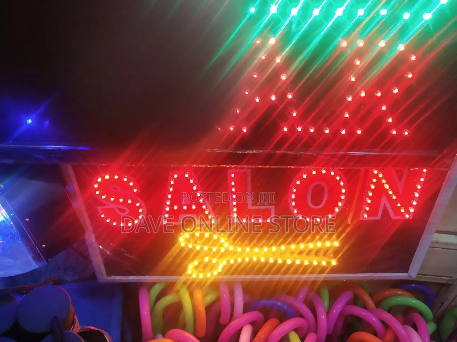 Salon Led Lighting Sign Post