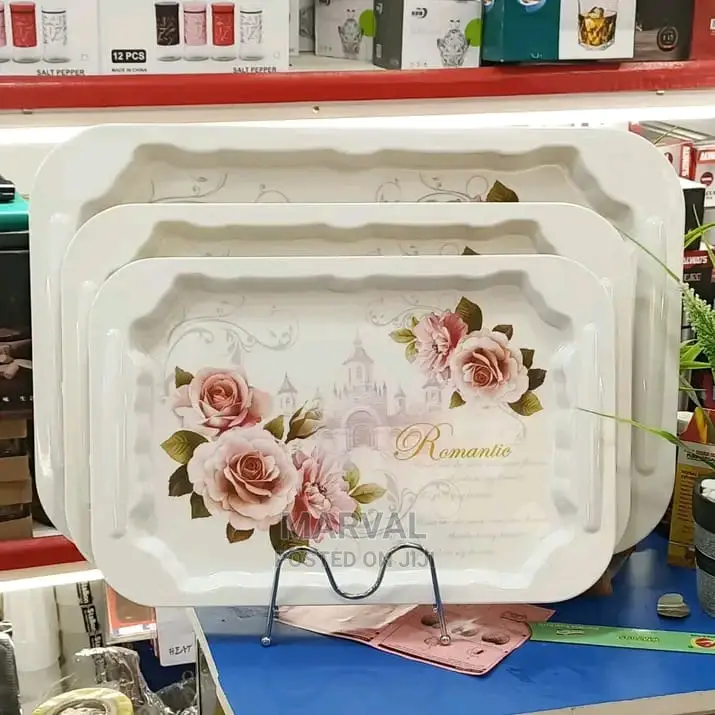 Hard Melamine Tray Set (3pcs)