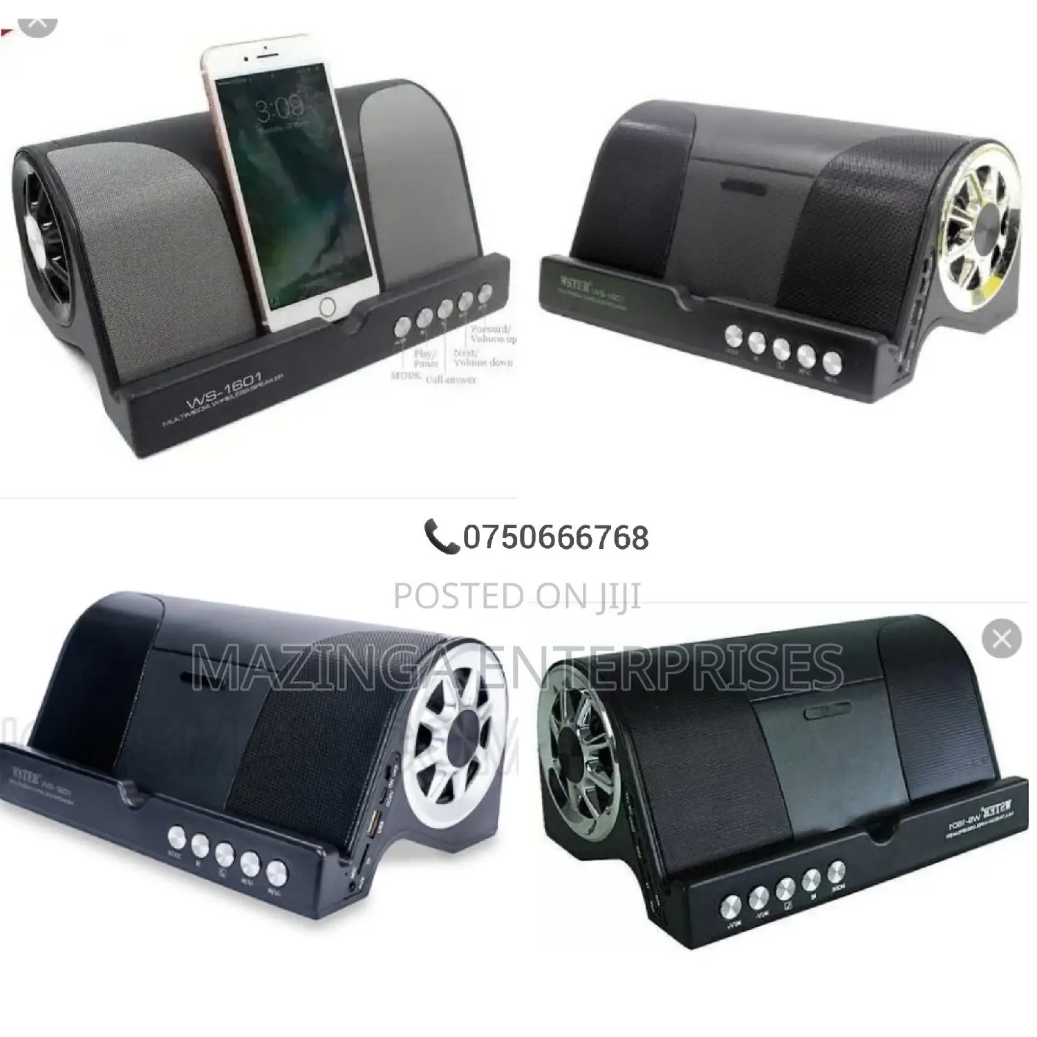Wster Wireless Bluetooth Speaker (With Cool Bass)