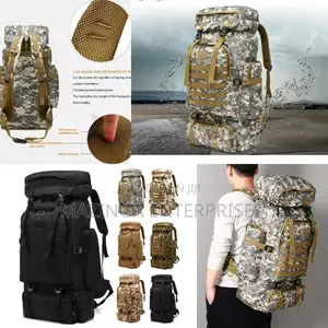 80litres Backpack Bags (Good for Army, Camping,Sports,Tours)