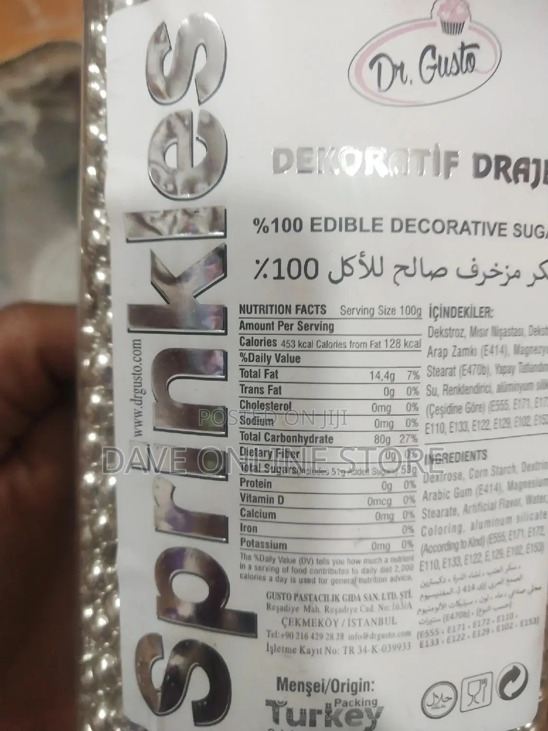 1 Kilo Sprinkles Cake Decorating Sugar