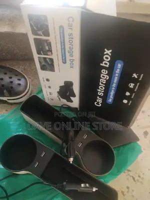 2 Pieces Car Storage Box With Usb