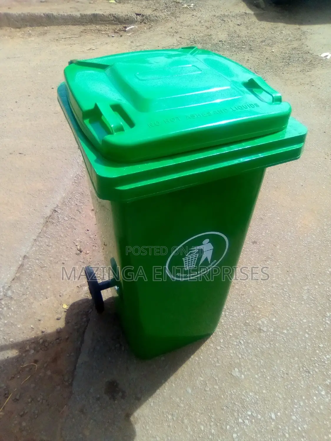 120litres Thick Plastic Waste/Dust Bins