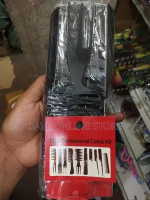 10 Pcs Professional Comb Kit