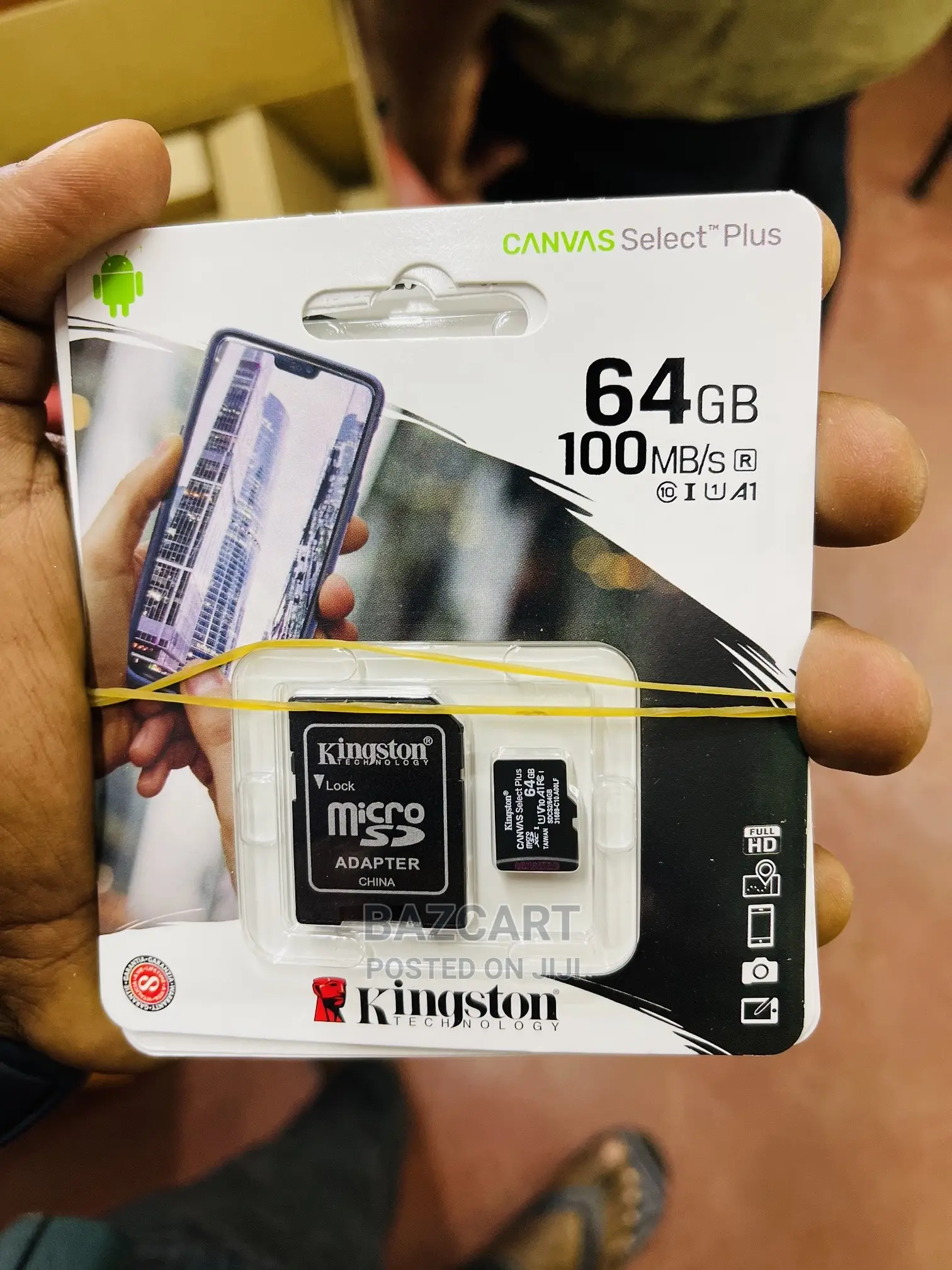 Kingston 64gb Memory Card With Micro Sd Card Adapter