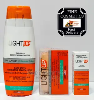 LIGHT UP Dark Spots Collect SET of 3: LOTION + SERUM + SOAP