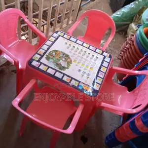Plastic Happiness Set of Baby's Table and Chair