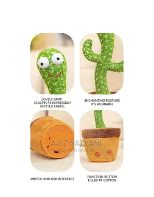 Dancing Cactus Talking Kids Toy
