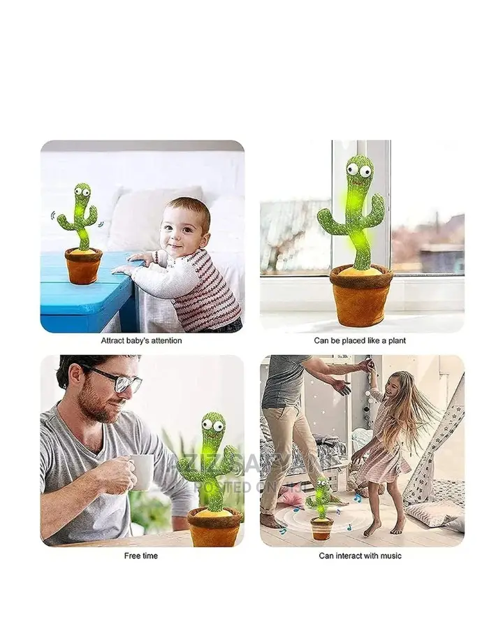 Dancing Cactus Talking Kids Toy