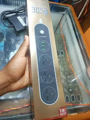 Power Extension With 3 Usb Cables