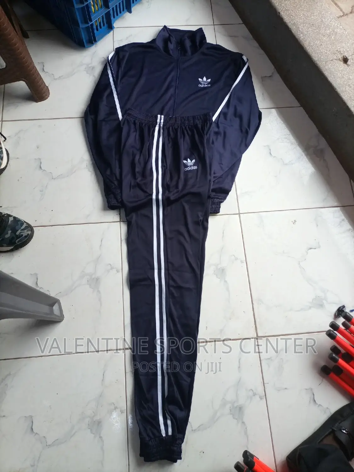 Track Suit Adidas Original Material Nevyblue Colour