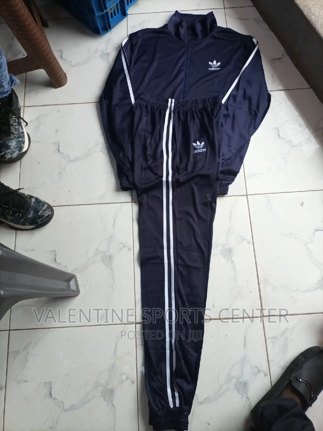 Track Suit Adidas Original Material Nevyblue Colour