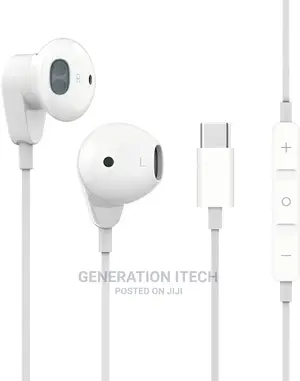 USB C Earphones With Mic Volume Control