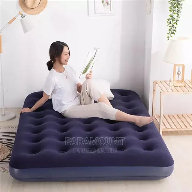 Inflatable Mattress With It's Pump